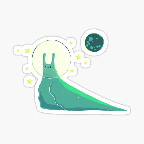 Space Slug Sticker