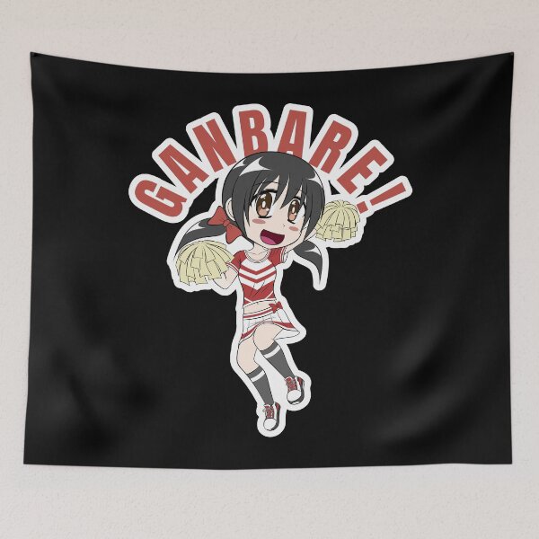 Item preview, Kawaii Anime Cheerleader (Red and White) designed and sold by TeriyakiPigeon.