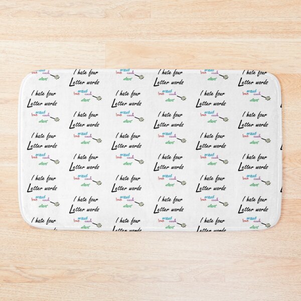 Item preview, I Hate Four Letter Words designed and sold by EloiseArt.