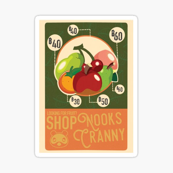 Nooks Cranny Sticker
