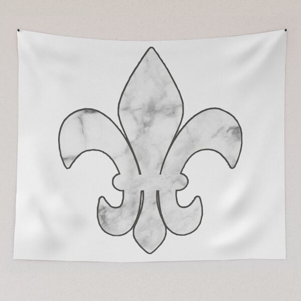 Item preview, marble fleur de lis designed and sold by mvsoileau.
