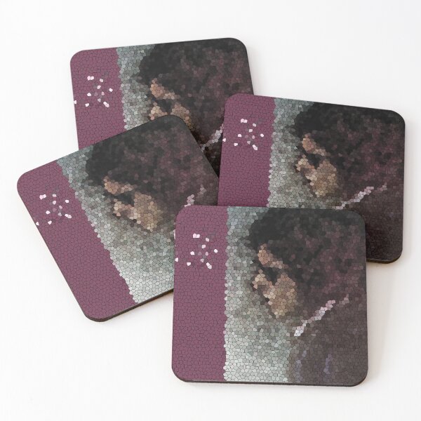 Blood on Tracks Mosaic Coasters (Set of 4)
