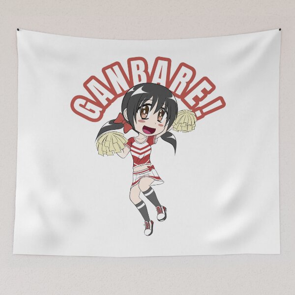 Item preview, Kawaii Anime Cheerleader (Red and White) designed and sold by TeriyakiPigeon.