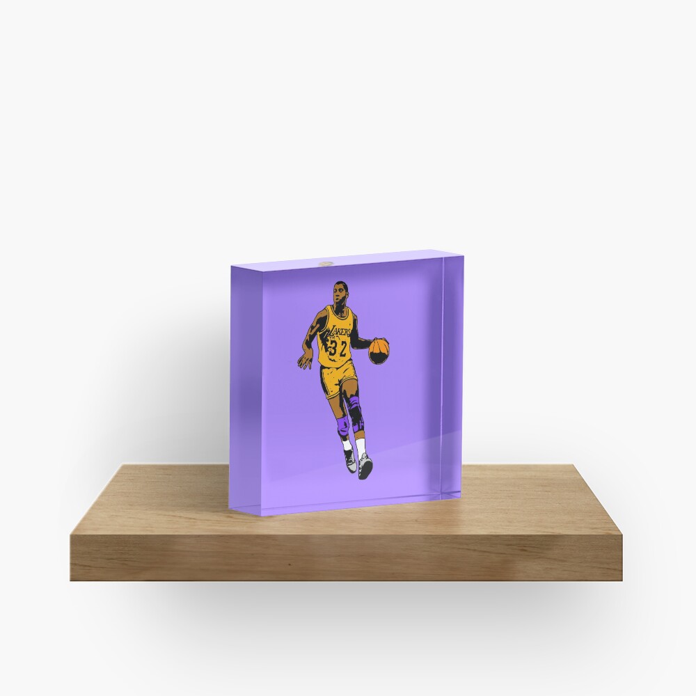Magic Johnson - Los Angeles Basketball Acrylic Block