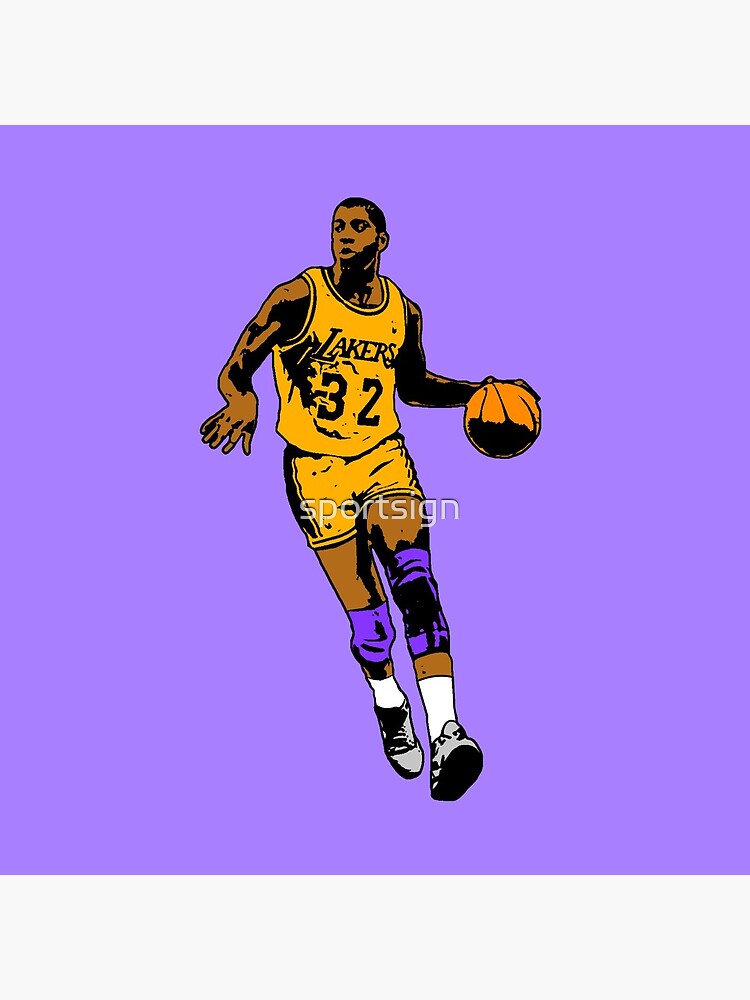 Magic Johnson - Los Angeles Basketball by sportsign