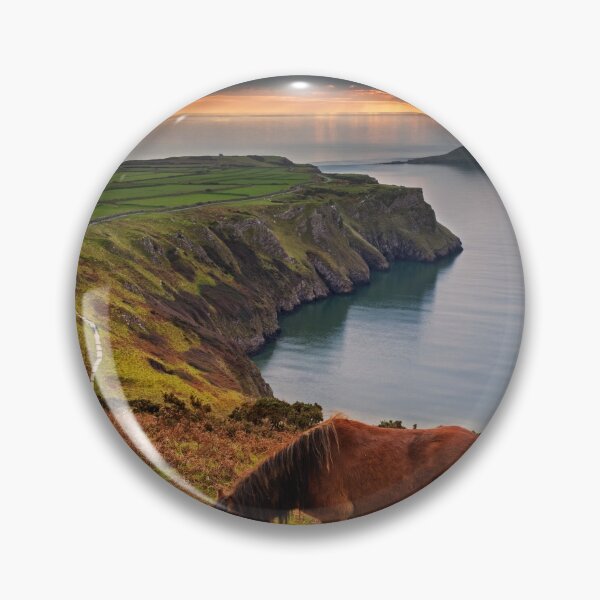 Item preview, Sunset over Worms Head, Rhossili Bay designed and sold by Dan Santillo.