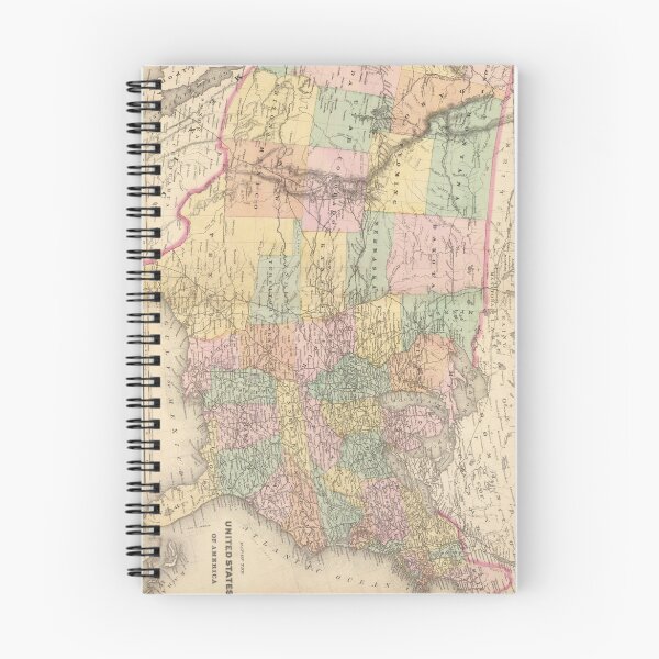 Item preview, Vinage Map of The United States (1873) designed and sold by BravuraMedia.