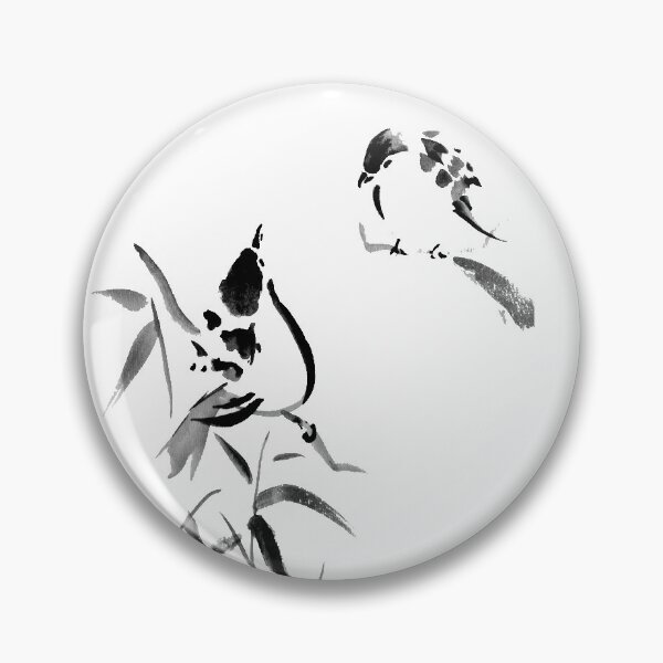 Aperçu de l'œuvre Petits oiseaux Sumi-e Nr 42 créée et vendue par Heatherian.