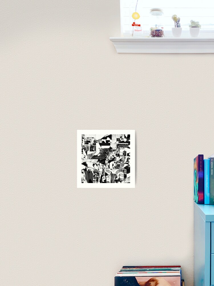 Grunge Collage Art Print By Quinnhopp Redbubble