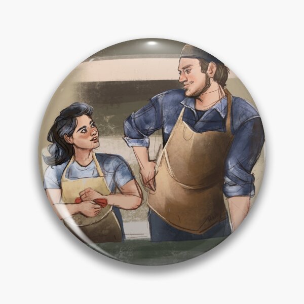 Item preview, Bon Appetit’s Brad and Claire fanart designed and sold by hamrib.