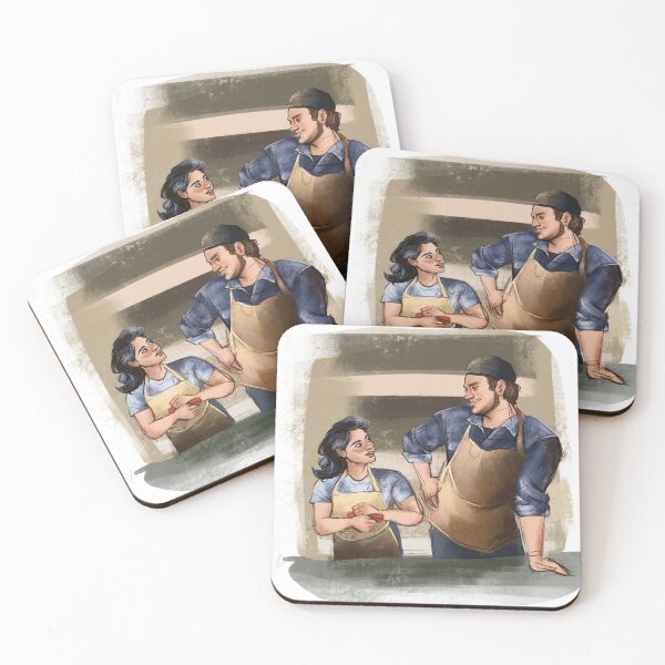 Item preview, Bon Appetit’s Brad and Claire fanart designed and sold by hamrib.