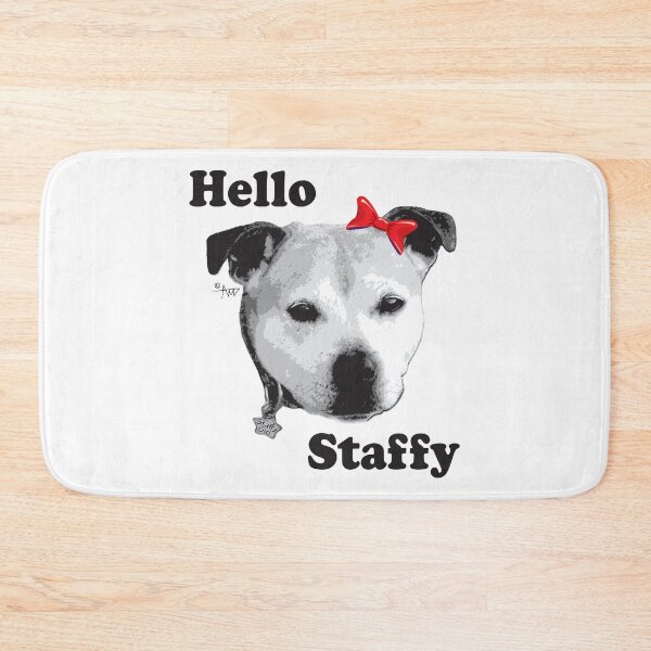 Item preview, Hello Staffy designed and sold by StaffyDognCo.