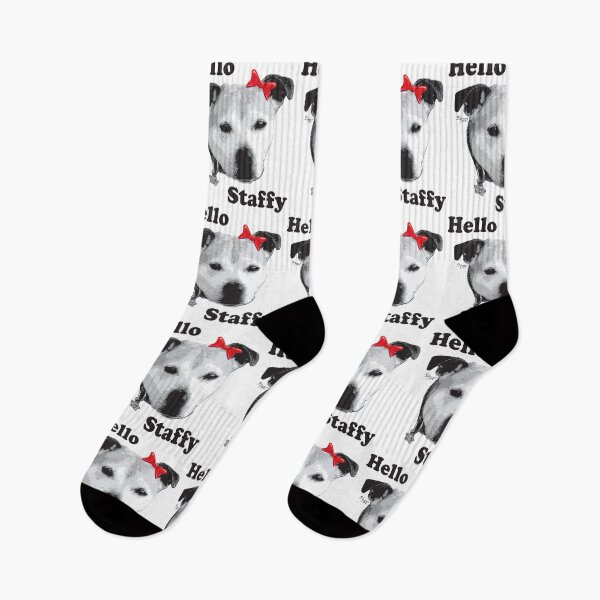Item preview, Hello Staffy designed and sold by StaffyDognCo.