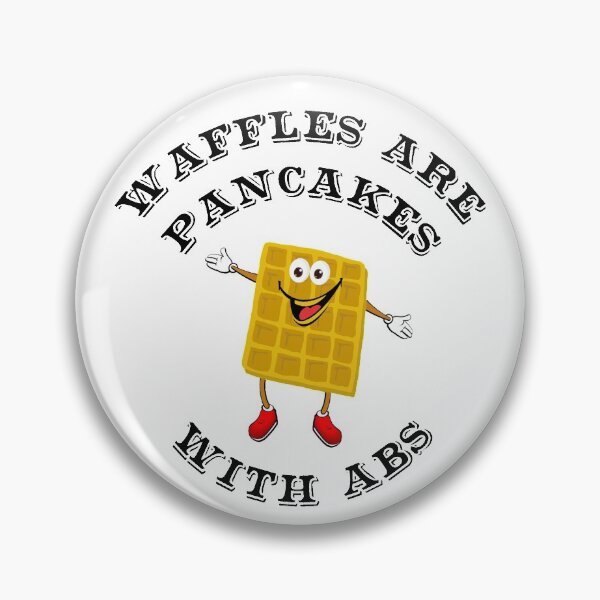 Item preview, Waffles Are Pancakes With Abs - Black designed and sold by ryanwfraser.