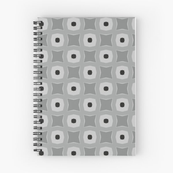 Item preview, Black and Grey Octagon Pattern designed and sold by Poetic Patterns Studio.