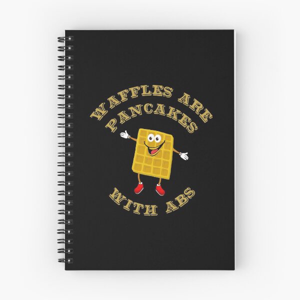 Item preview, Waffles Are Pancakes With Abs - Gold designed and sold by ryanwfraser.