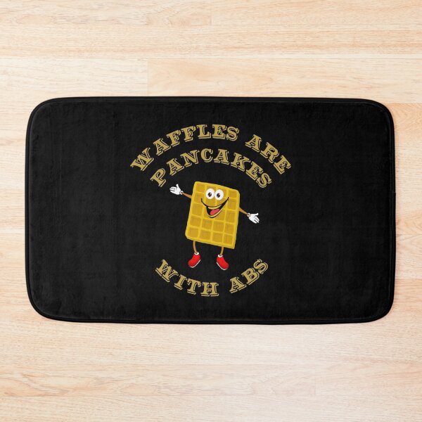 Item preview, Waffles Are Pancakes With Abs - Gold designed and sold by ryanwfraser.