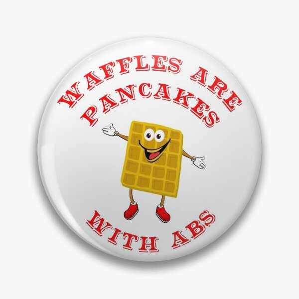 Item preview, Waffles Are Pancakes With Abs - Red designed and sold by ryanwfraser.