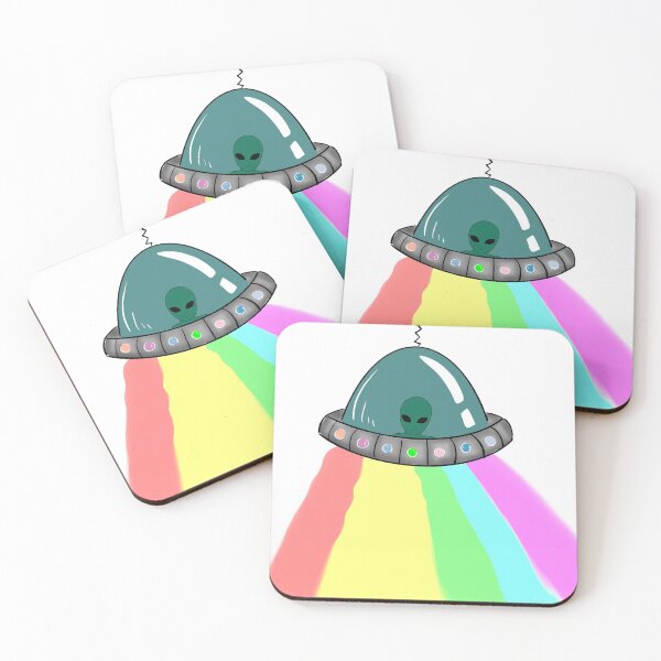 Item preview, Rainbow alien abduction designed and sold by StudioSamanthaa.
