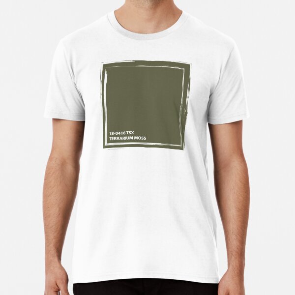 Terrarium Moss 18-0416 TSX | Pantone | Color Trends | New York and London | Spring Summer 2019 | Solid Color | Fashion Colors | Premium T-Shirt