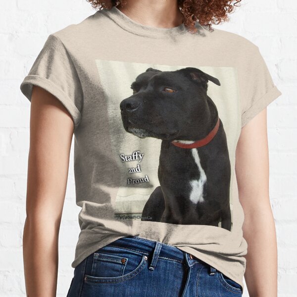 Black Pearl Paws With Attitude American Staffordshire Terrier Dog Print Capris Leggings Black Pearl Paws With Attitude American Staffordshire Terrier Dog Print Capris Leggings