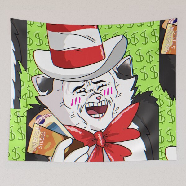 Item preview, the cat in the hate (godly) designed and sold by ObsidianArts.