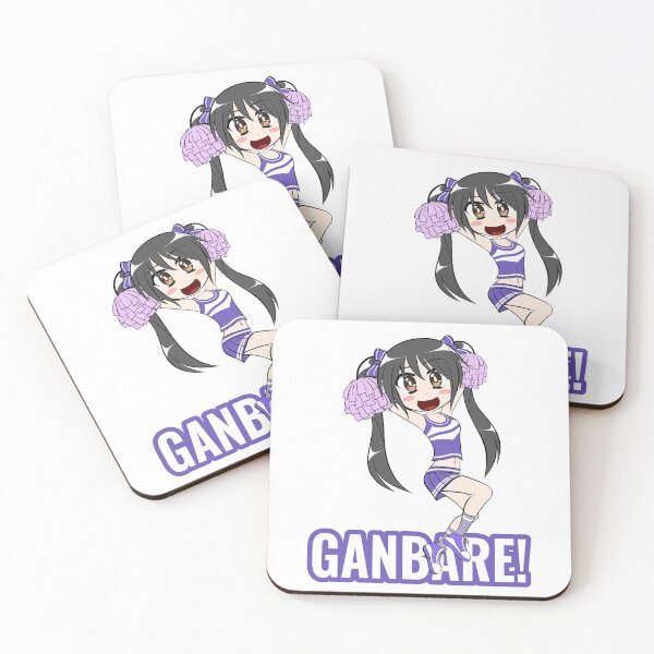 Item preview, Kawaii Anime Cheerleader (Purple and White) designed and sold by TeriyakiPigeon.