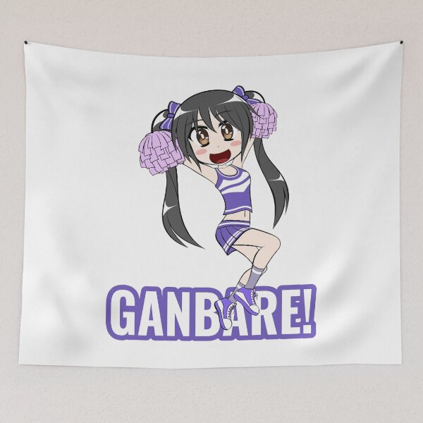 Item preview, Kawaii Anime Cheerleader (Purple and White) designed and sold by TeriyakiPigeon.