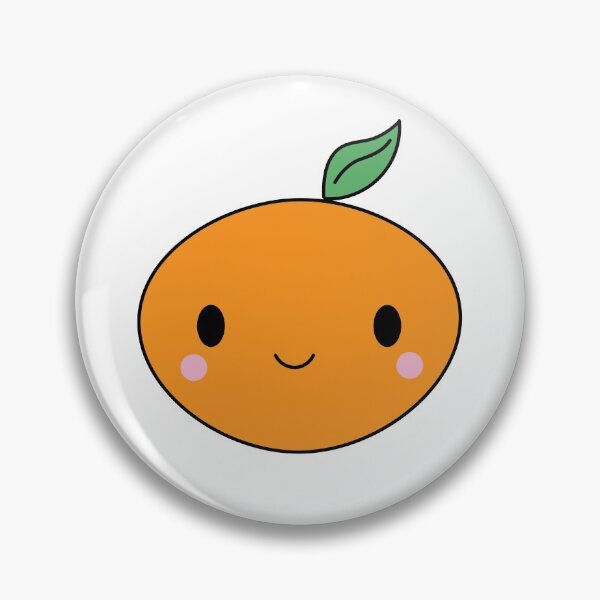 Item preview, Kawaii Tangerine Cute Orange Fruit designed and sold by mariekawaii.