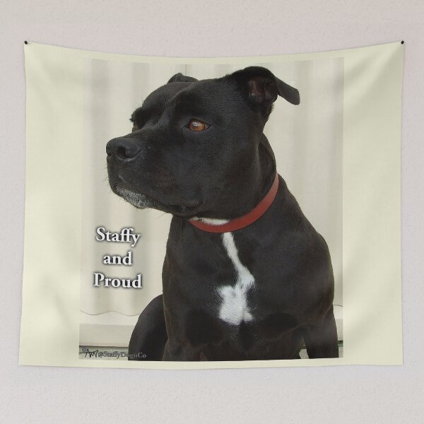 Item preview, Staffy and Proud designed and sold by StaffyDognCo.