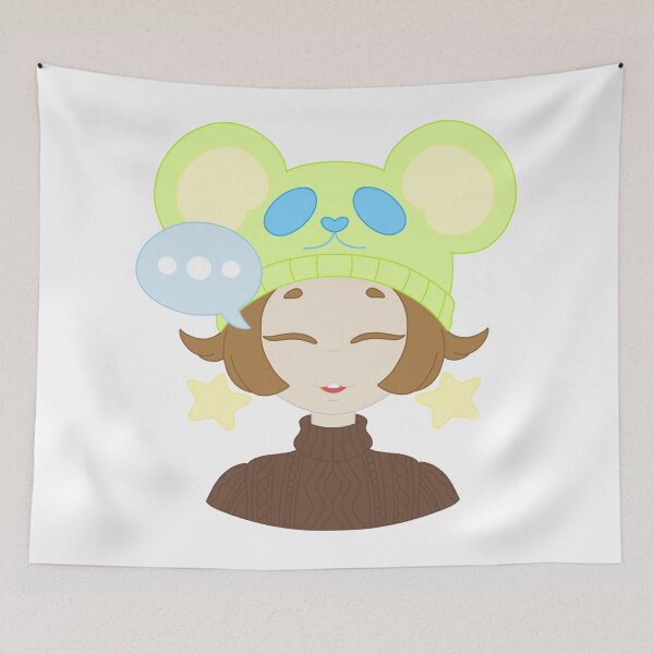 Item preview, Cute Beanie Girl designed and sold by SKITTZERELLA.