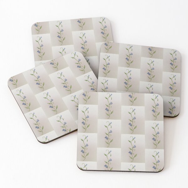 Item preview, Pretty and Simple Blue Flower Watercolour designed and sold by Pinnypin.