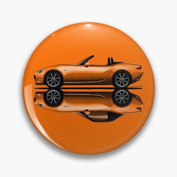 Item preview, My drawing of the open and closed 30th Anniversary ND roadster convertible classic sports car designed and sold by designjaag.