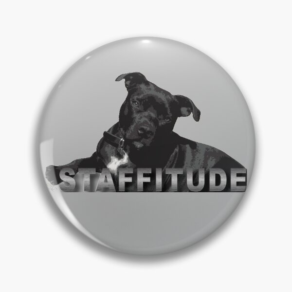 Item preview, Staffitude designed and sold by StaffyDognCo.