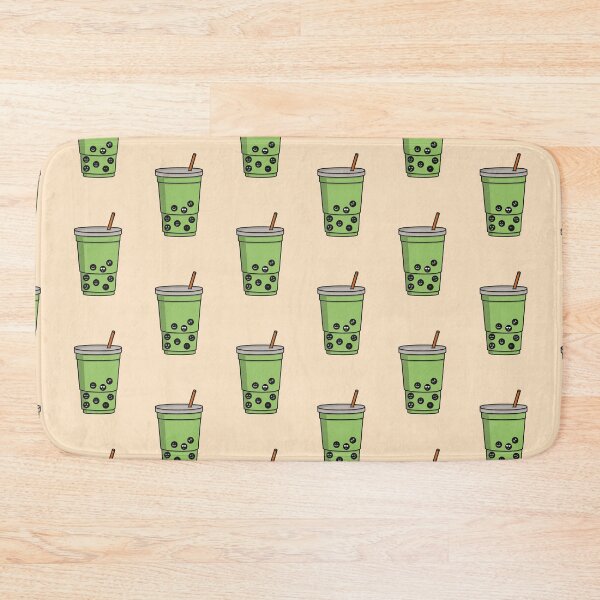 Item preview, Matcha Bubble tea smiley designed and sold by galax-C.