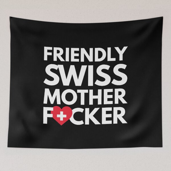 Item preview, Friendly Swiss MF Mother Focker Switzerland designed and sold by HelloFromAja.