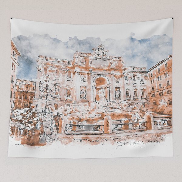 Item preview, Trevi Fountain designed and sold by AM FineArtPrints.
