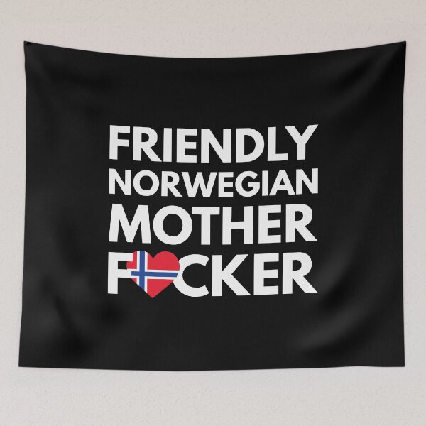 Item preview, Friendly Norwegian MF Mother Focker Norway designed and sold by HelloFromAja.