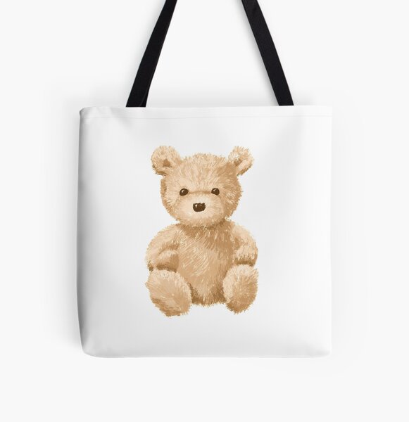 Cute Teddy Bear All Over Print Tote Bag