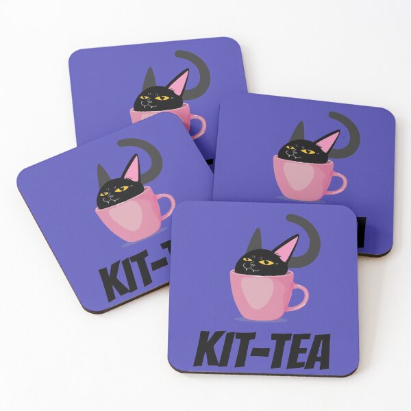 Item preview, Kit-Tea Funny Cat Lover Gift designed and sold by DanVsPOD.