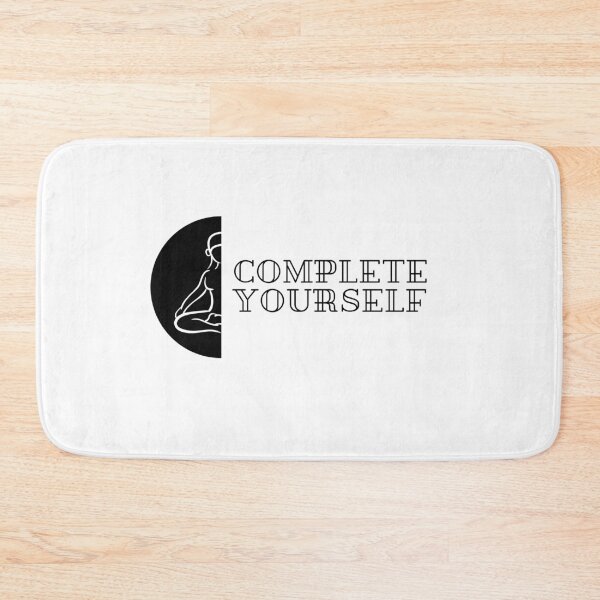 Item preview, Yoga Complete Yourself (bl) designed and sold by Puji Designs.