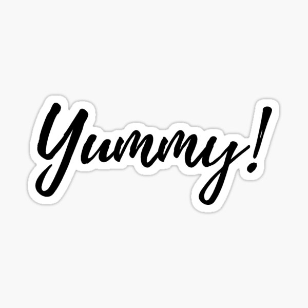 Item preview, Yummy typography designed and sold by RonaldKitama.