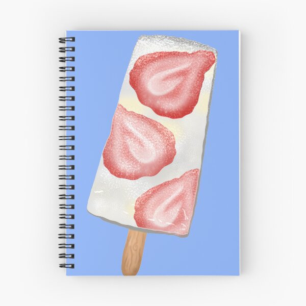 Item preview, Mexican Paleta de crema de fresa designed and sold by Toonskid.