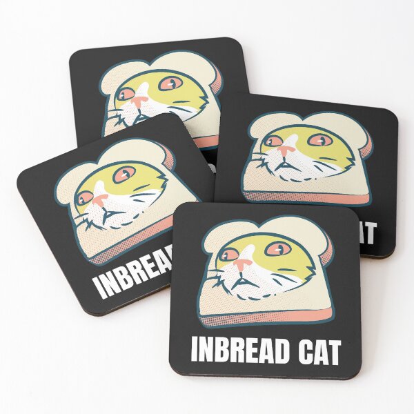 Item preview, Funny Inbread Toasted Cat Meme Toast Bread Kitten designed and sold by DanVsPOD.