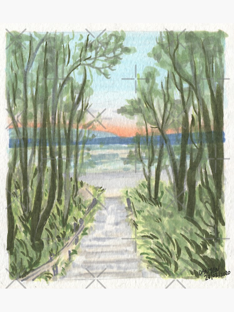 Thumbnail 3 of 3, Sticker, Jervis Bay Territory designed and sold by ddanyen.