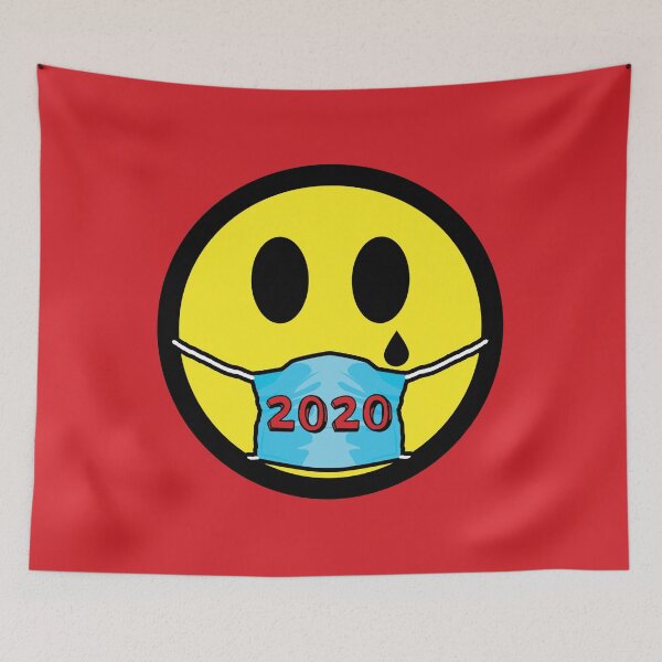 Item preview, Corona Virus 2020 Sad Face Emoji designed and sold by FreakamaGeek.