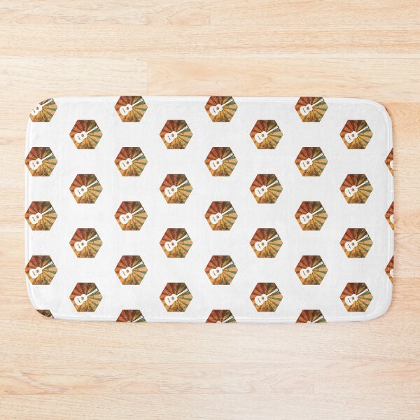 Item preview, Awesome Vintage Retro Ukulele Players Musical Tile Pattern designed and sold by perfectpresents.