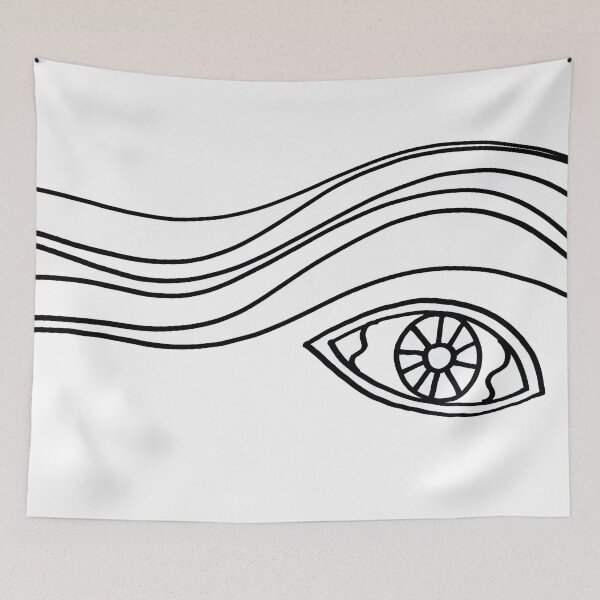 Item preview, Eye with wavy Hair designed and sold by Istvan Ocztos.