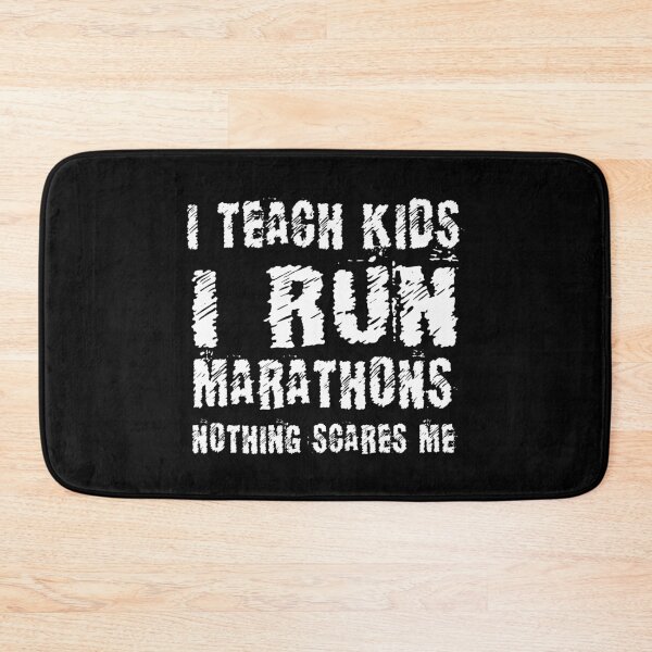 Item preview, I Teach Kids I Run Marathons  Runners Gift designed and sold by 2blackcherries.