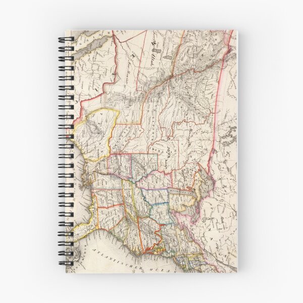 Item preview, Vintage Foreign United States Map (1845) designed and sold by BravuraMedia.